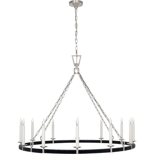 Darlana XL Wrapped Ring Chandelier - Visual Comfort Ceiling Lights