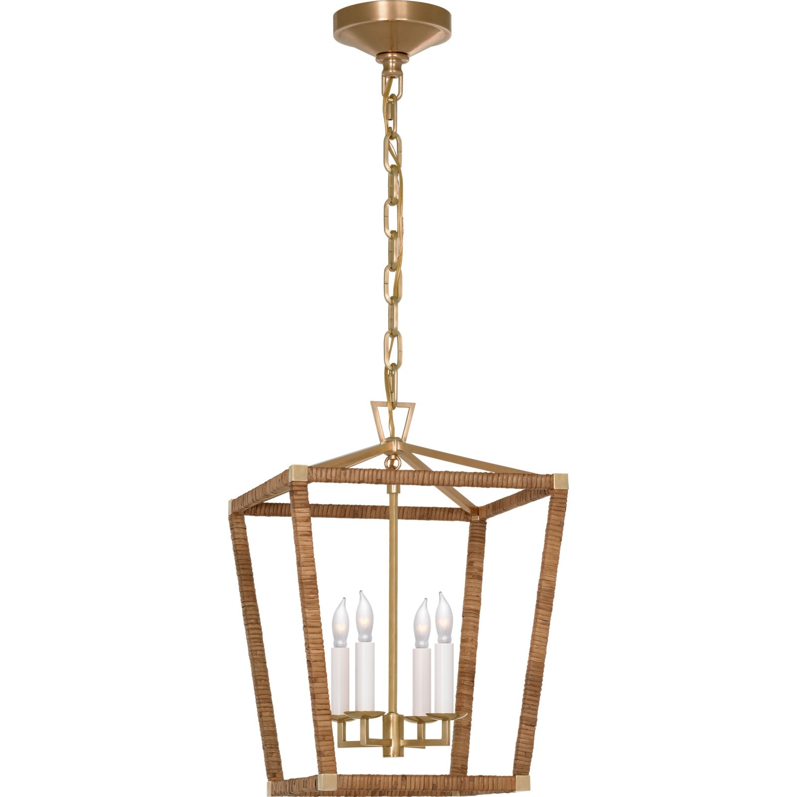Darlana Small Wrapped Lantern - Visual Comfort Ceiling Lights
