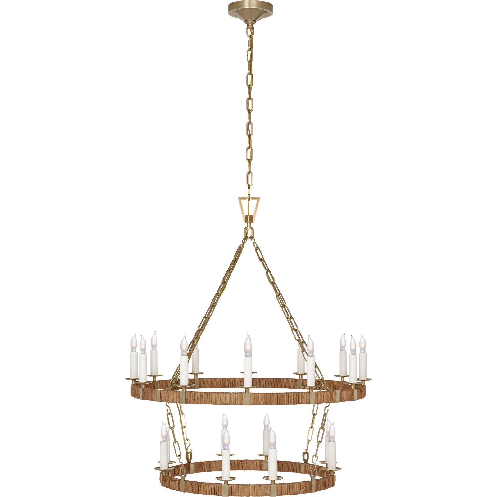 Darlana Medium Two Tier Chandelier - Visual Comfort Ceiling Lights