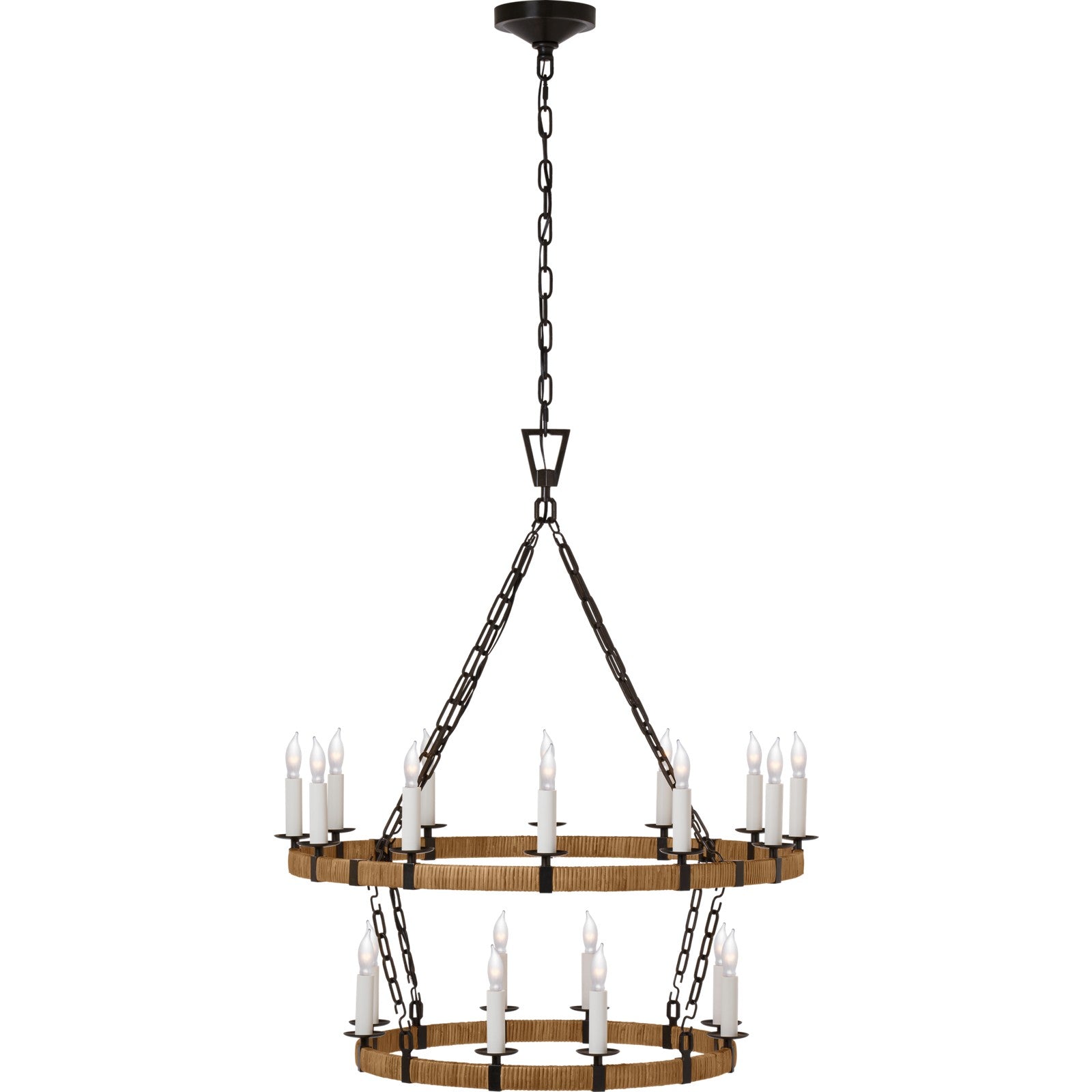 Darlana Medium Two Tier Chandelier - Visual Comfort Ceiling Lights