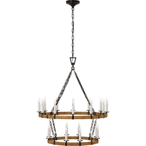 Darlana Medium Two Tier Chandelier - Visual Comfort Ceiling Lights
