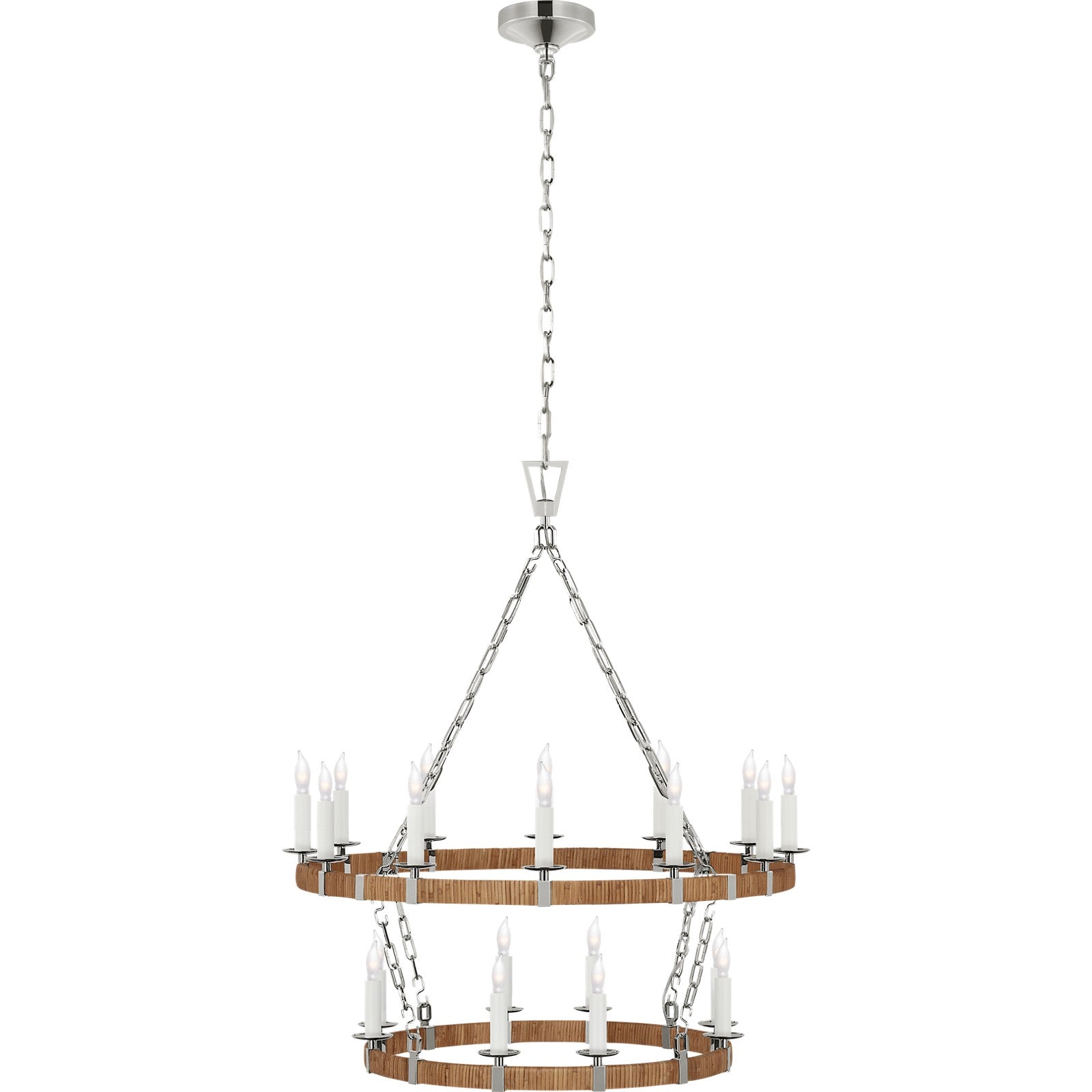 Darlana Medium Two Tier Chandelier - Visual Comfort Ceiling Lights