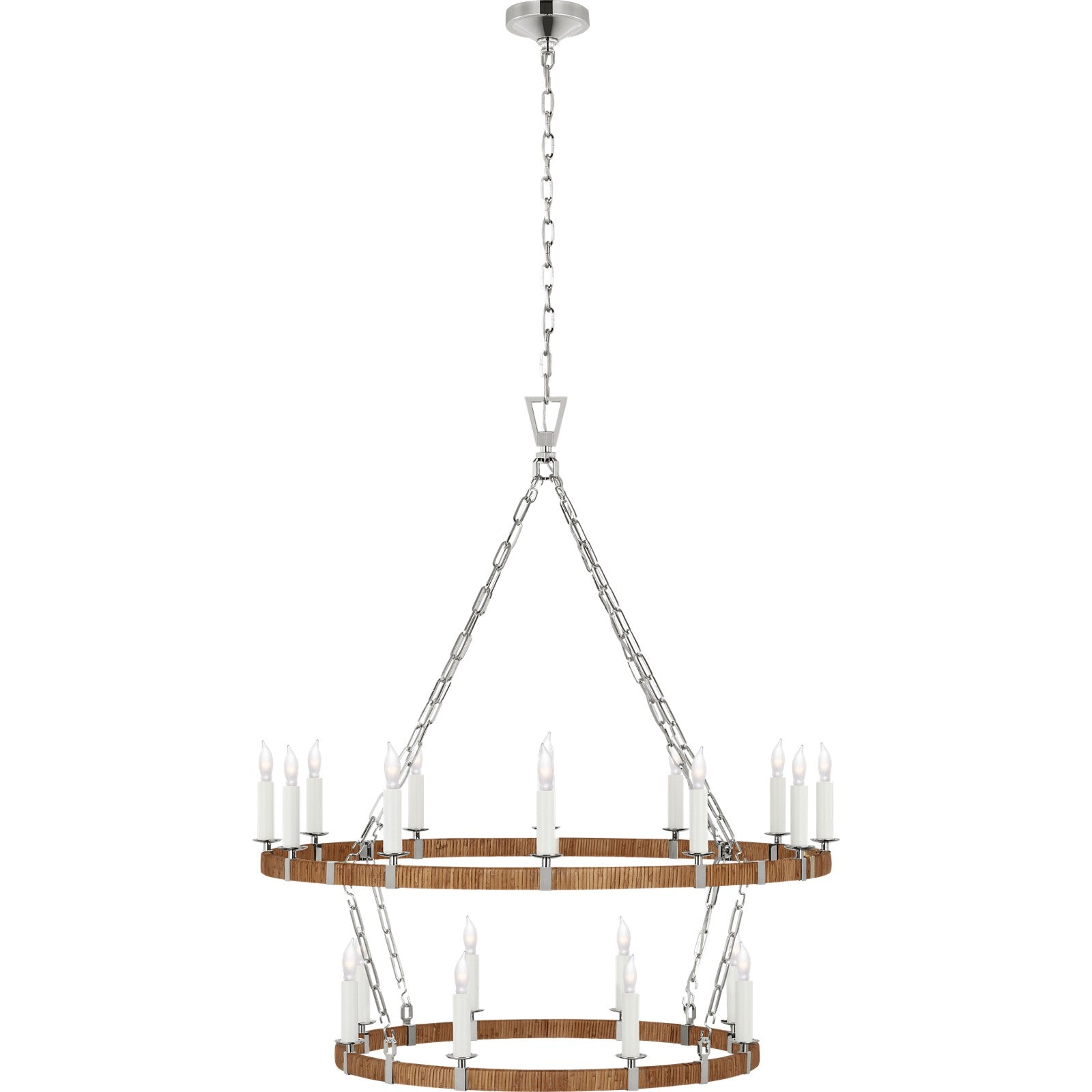 Darlana Large Two Tier Chandelier - Visual Comfort Ceiling Lights