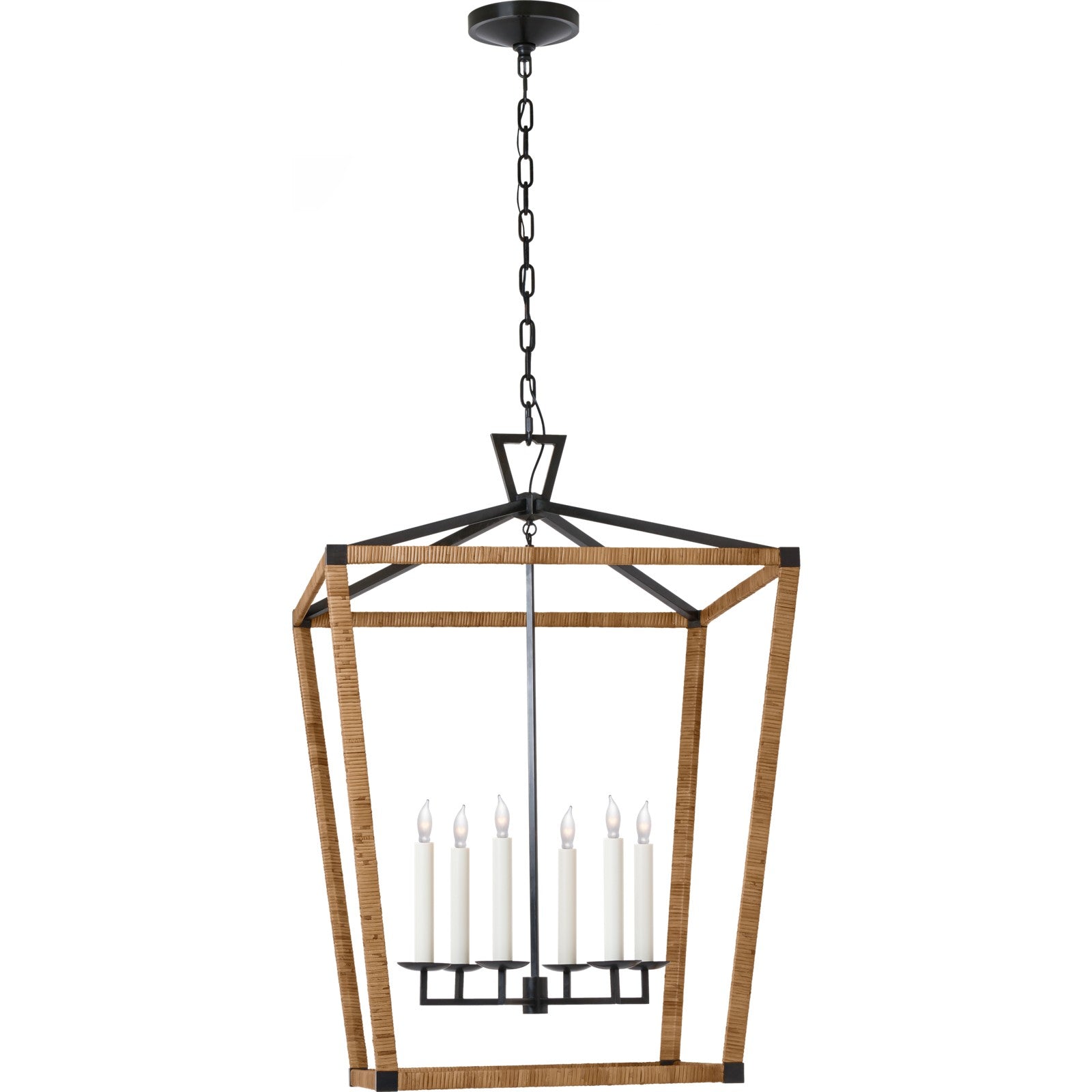 Darlana XL Wrapped Lantern - Visual Comfort Ceiling Lights