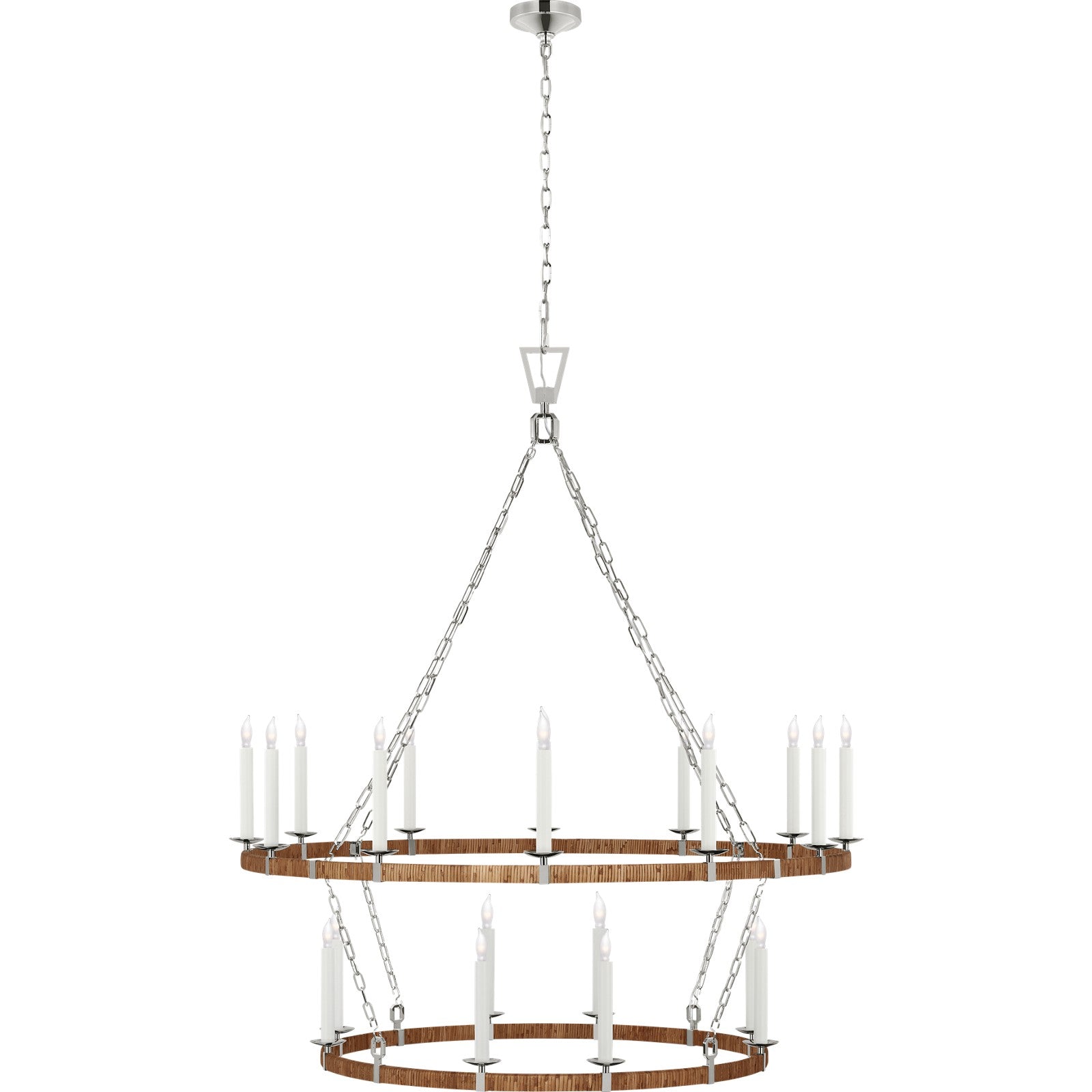 Darlana Extra Large Two Tier Chandelier - Visual Comfort Ceiling Lights