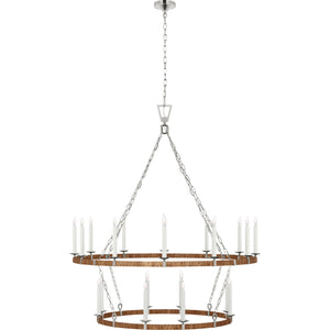 Darlana Extra Large Two Tier Chandelier - Visual Comfort Ceiling Lights