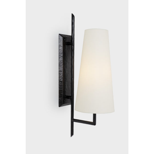 Ashton Large Single Sculpted Sconce - Visual Comfort Wall Lights