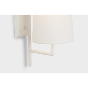 Ashton Large Single Sculpted Sconce - Visual Comfort Wall Lights
