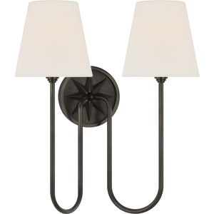 Polaris 17" Double Sconce - Visual Comfort Wall Lights