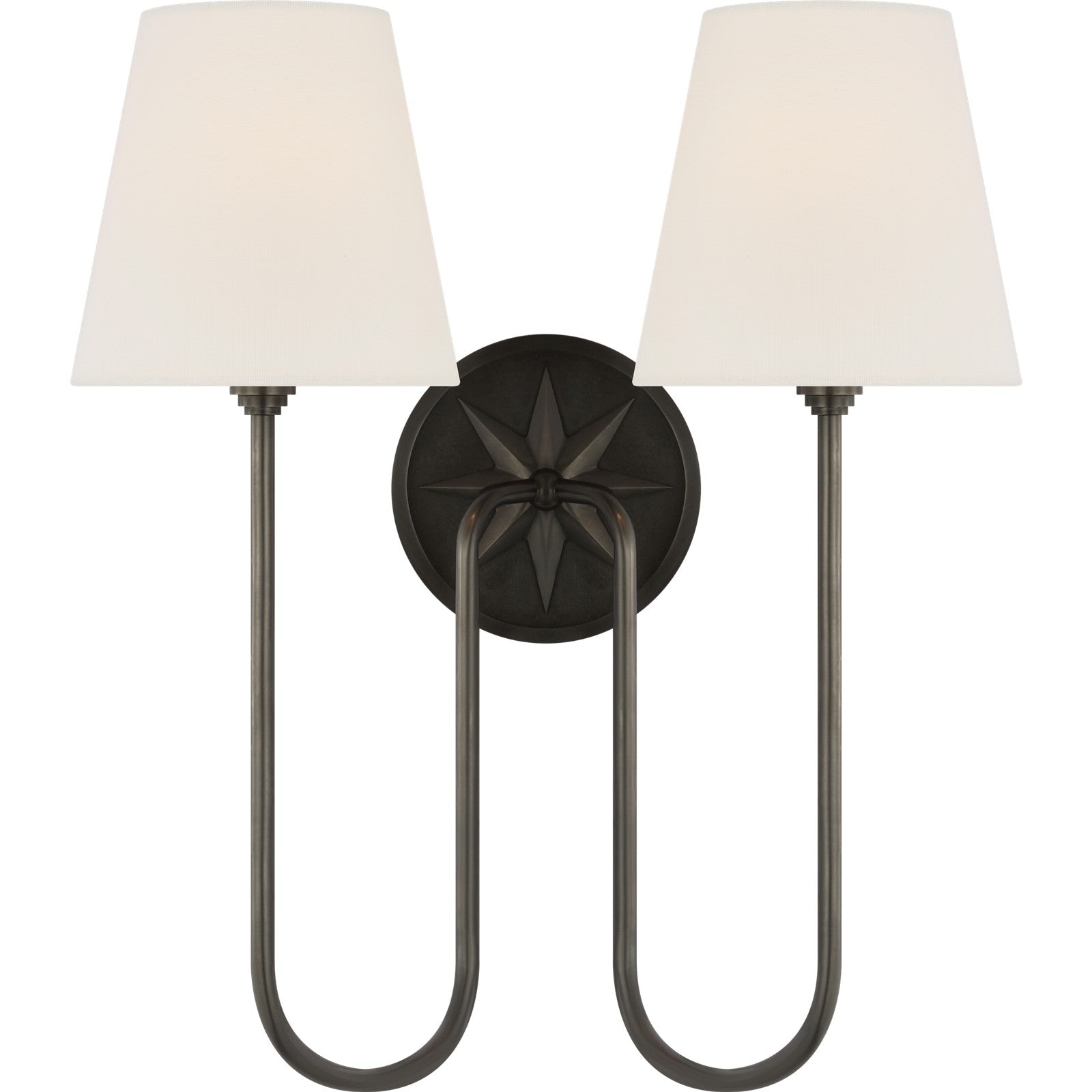 Polaris 17" Double Sconce - Visual Comfort Wall Lights