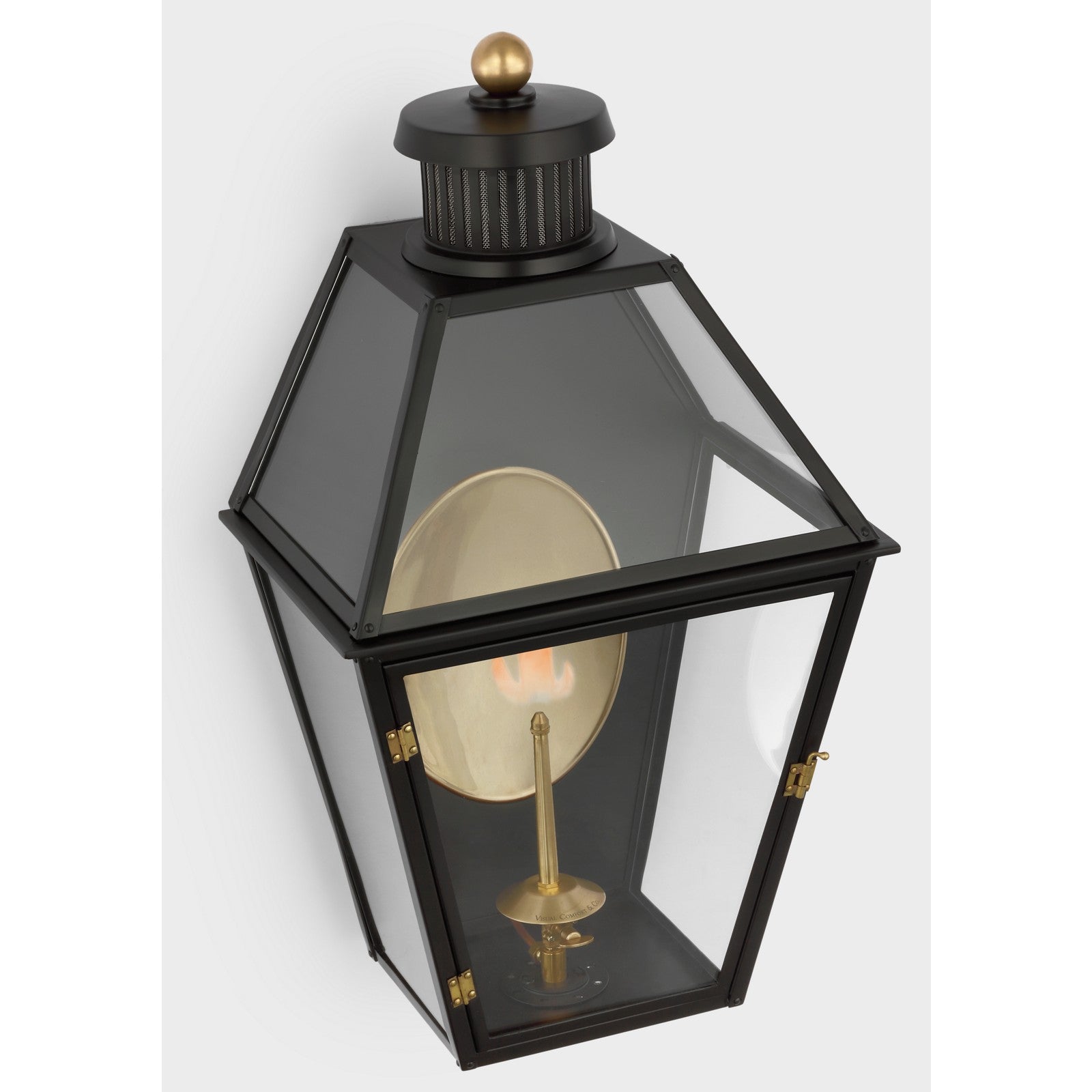 Stratford Medium 3/4 Gas Wall Lantern - Visual Comfort Outdoor Lighting