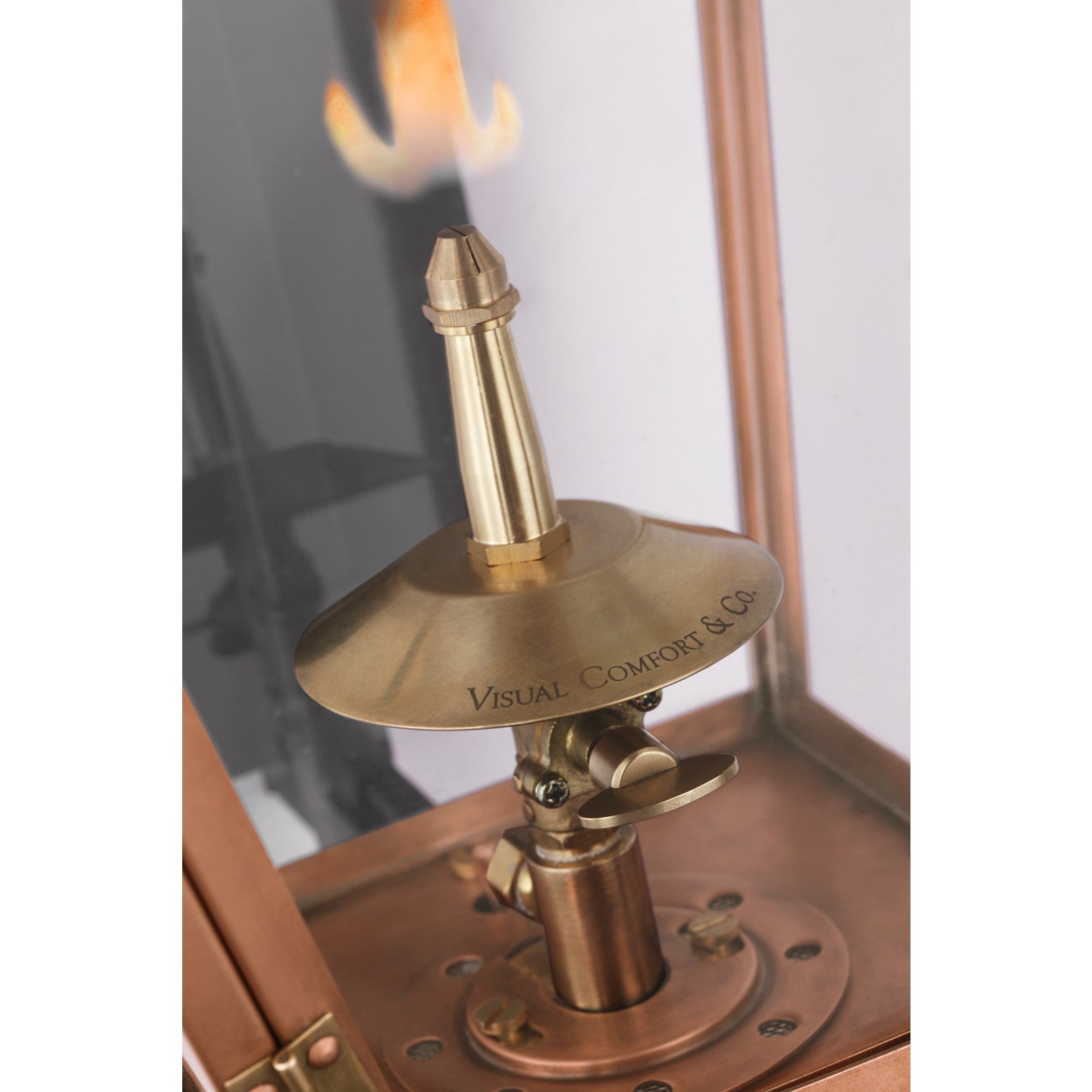 Stratford Small Bracketed Gas Wall Lantern - Visual Comfort Outdoor Lighting