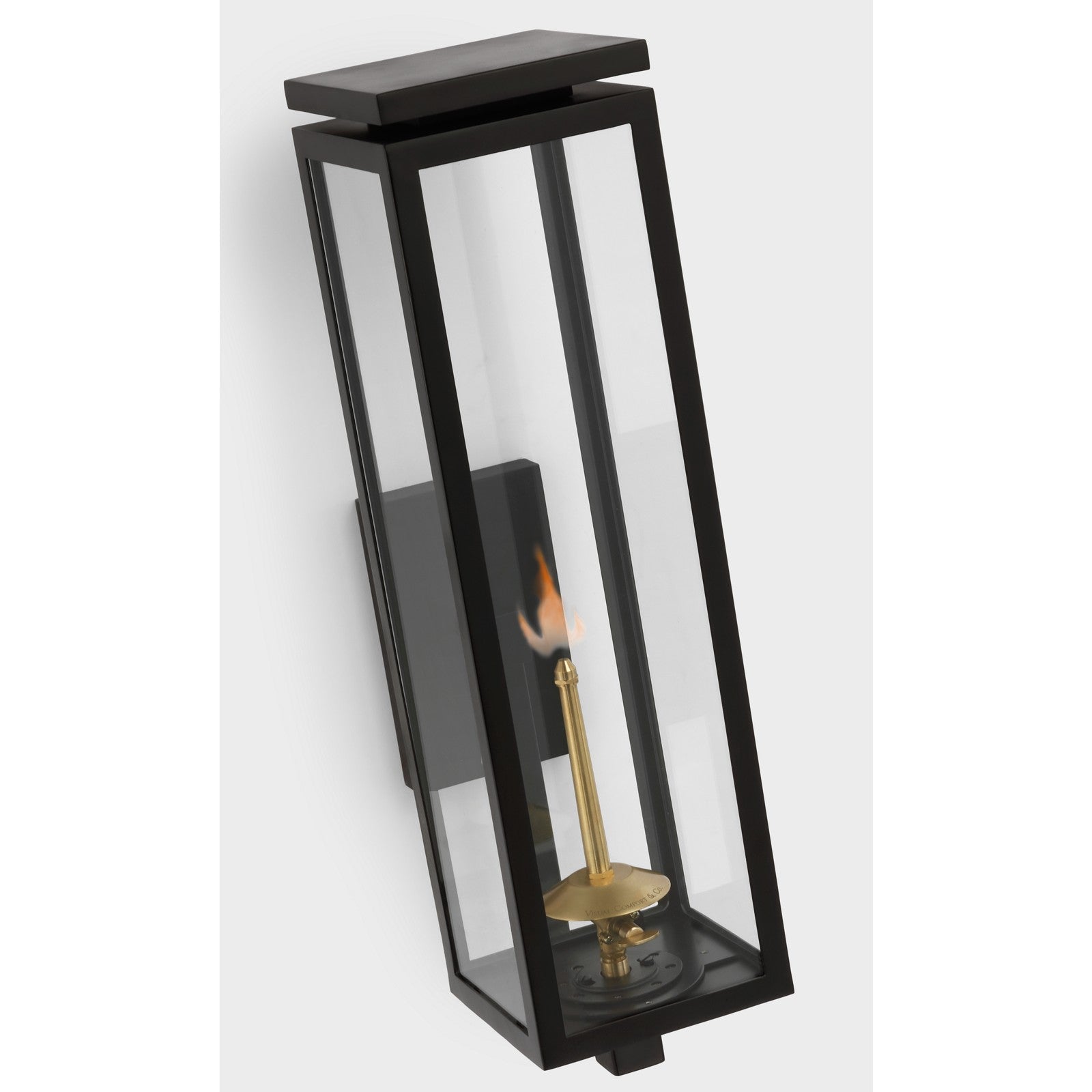 Fresno Large Bracketed Gas Wall Lantern - Visual Comfort Outdoor Lighting
