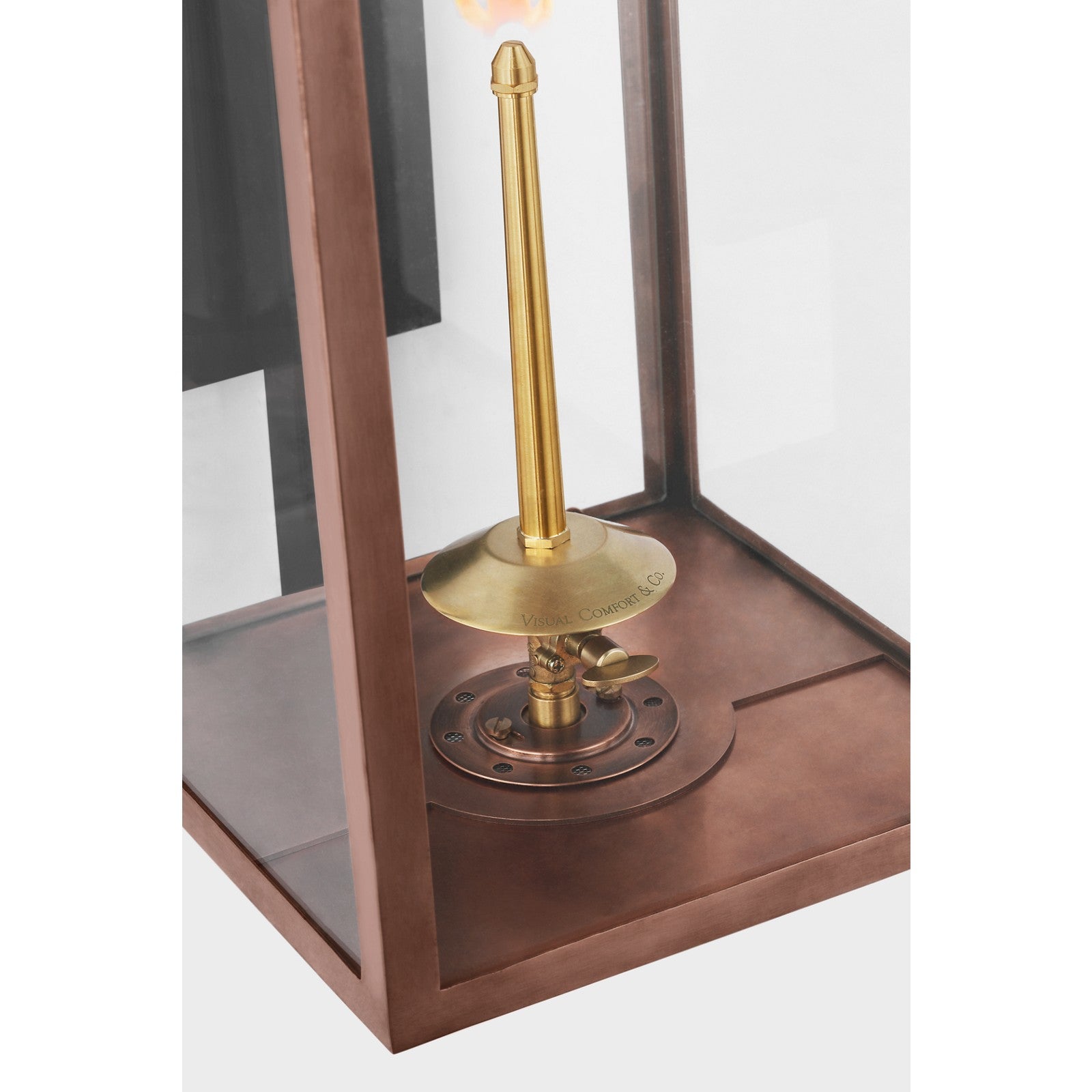 Fresno Grande Bracketed Gas Wall Lantern - Visual Comfort Outdoor Lighting