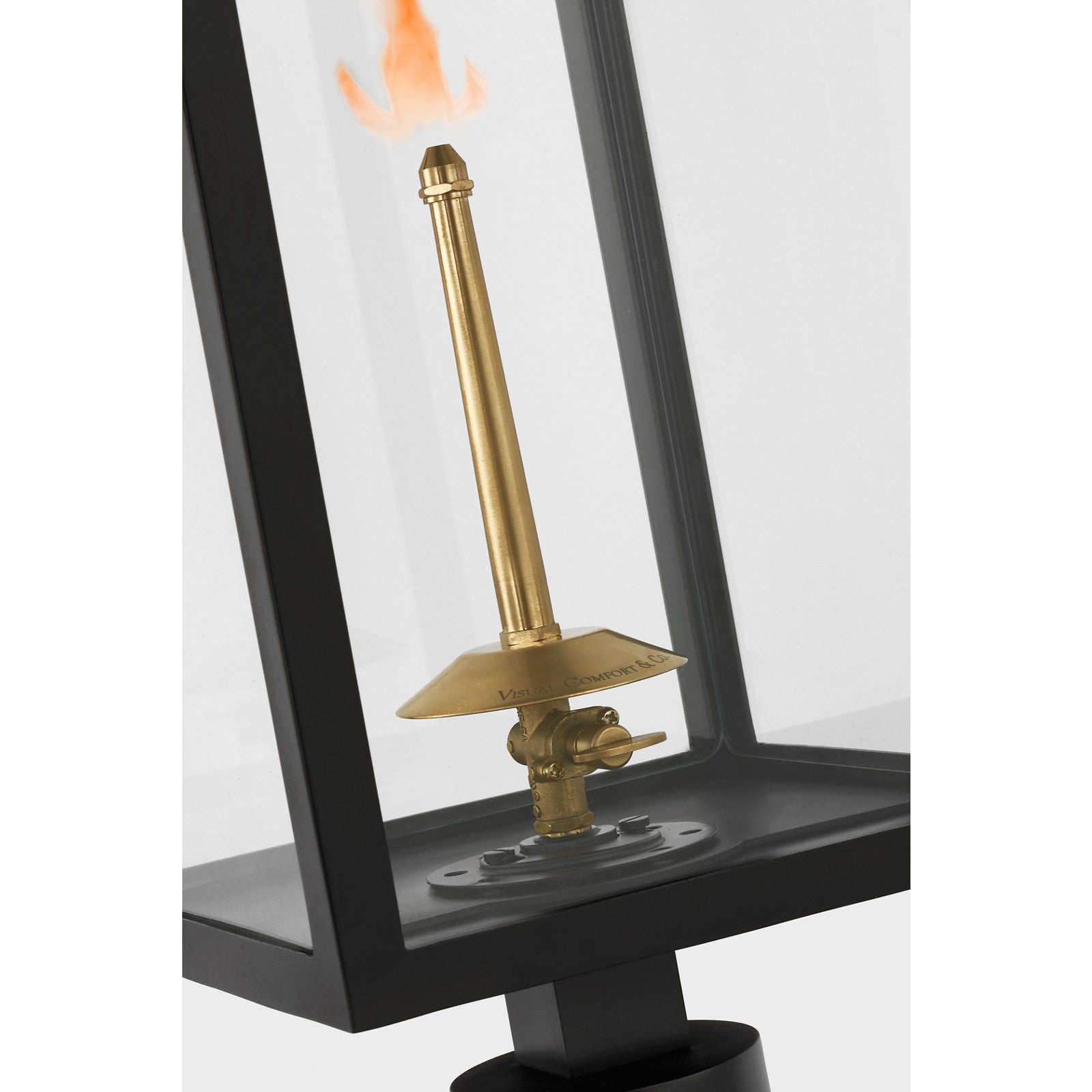 Fresno Medium Gas Post - Visual Comfort Outdoor Lighting