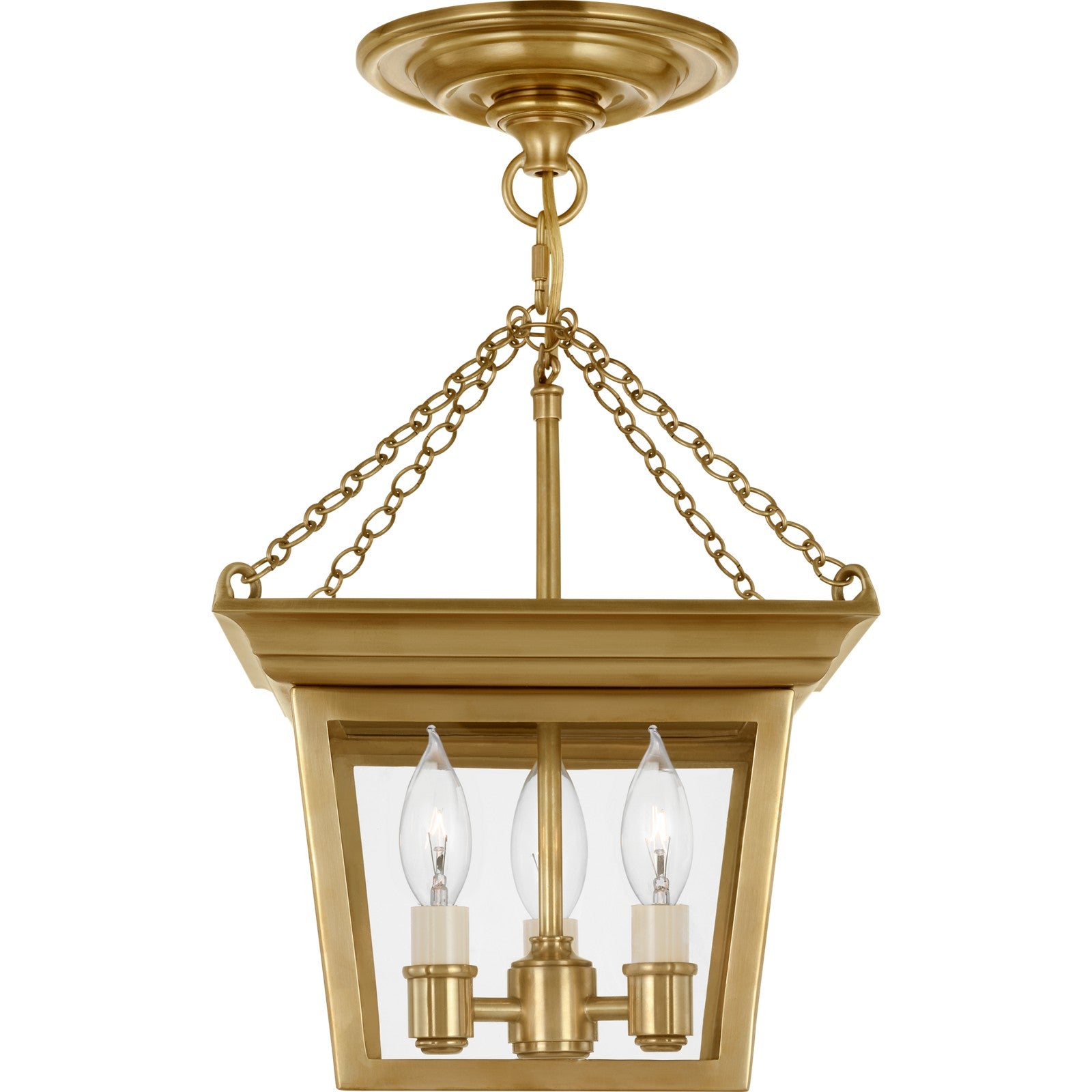 Cornice Semi-Flush Lantern - Visual Comfort Ceiling Lights