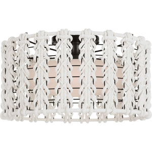 Catania 17" Braided Flush Mount - Visual Comfort Ceiling Lights