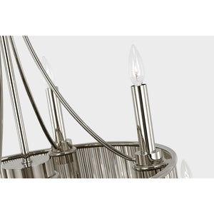 Sutton 50" Three Tier Chandelier - Visual Comfort Ceiling Lights