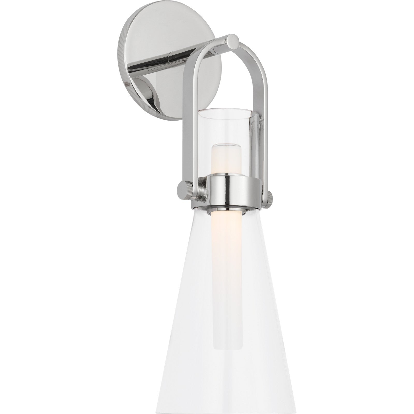 Larkin Medium Conical Bracketed Sconce - Visual Comfort Wall Lights