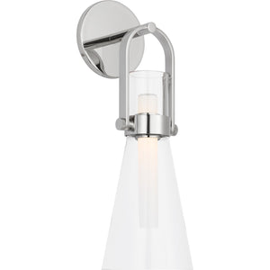 Larkin Medium Conical Bracketed Sconce - Visual Comfort Wall Lights