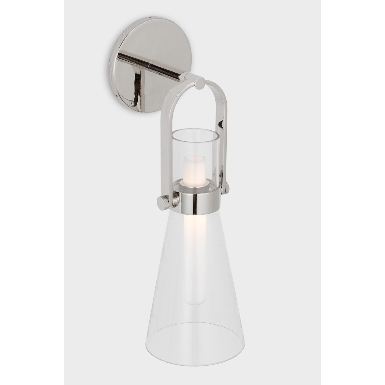 Larkin Medium Conical Bracketed Sconce - Visual Comfort Wall Lights