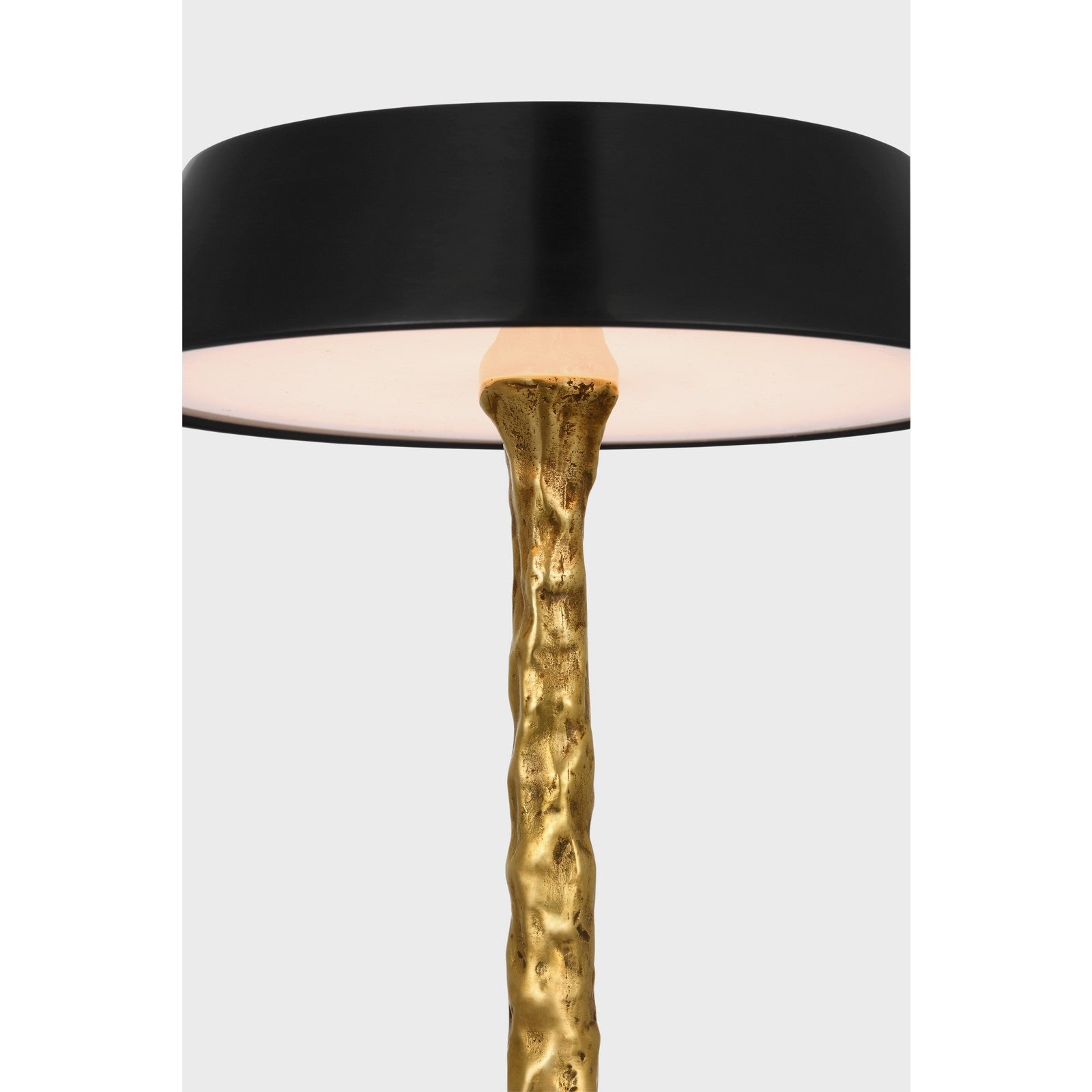 Ilosi 12" Sculpted Rechargeable Table Lamp - Visual Comfort Table Lamps