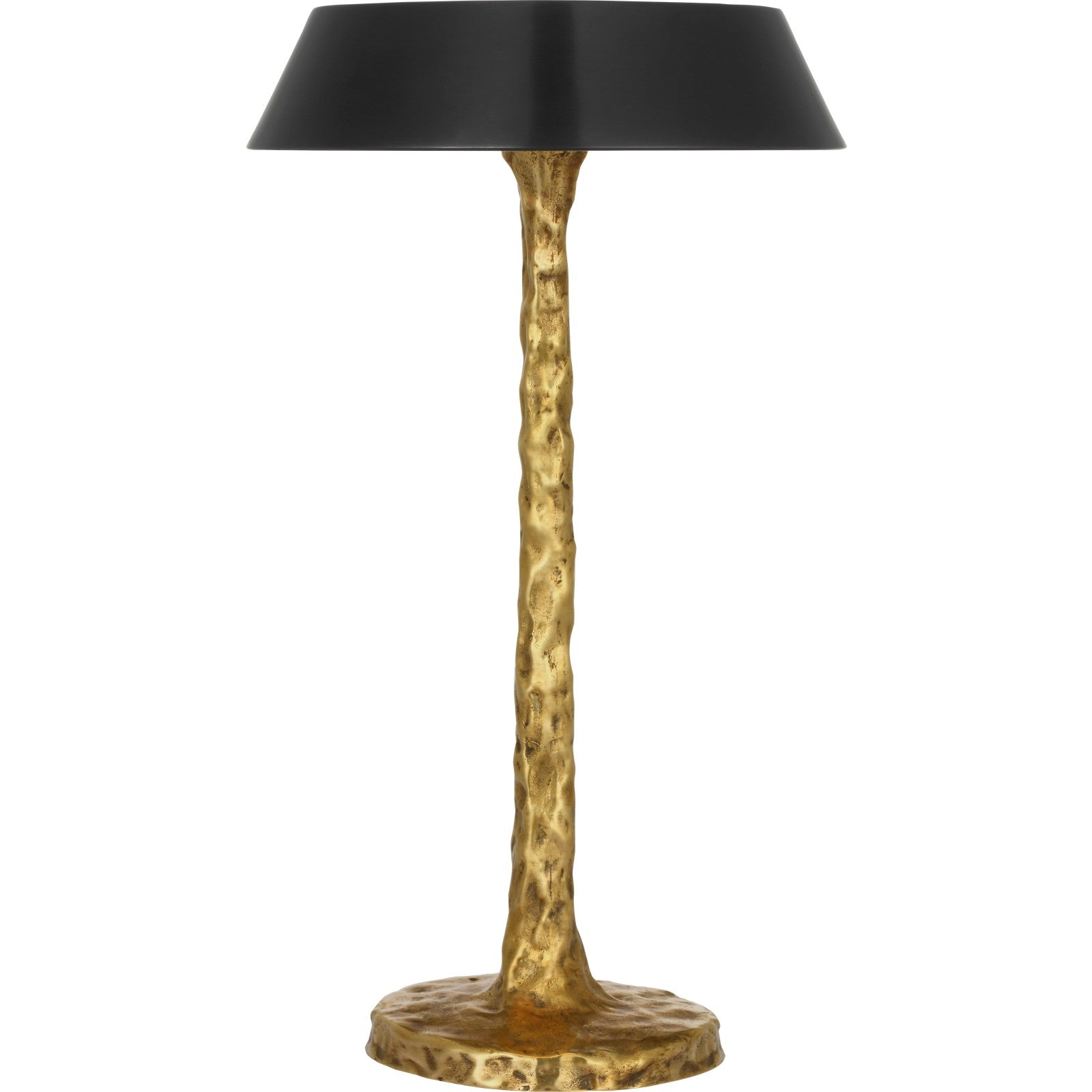 Ilosi 12" Sculpted Rechargeable Table Lamp - Visual Comfort Table Lamps
