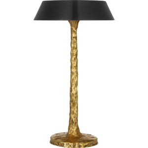 Ilosi 12" Sculpted Rechargeable Table Lamp - Visual Comfort Table Lamps