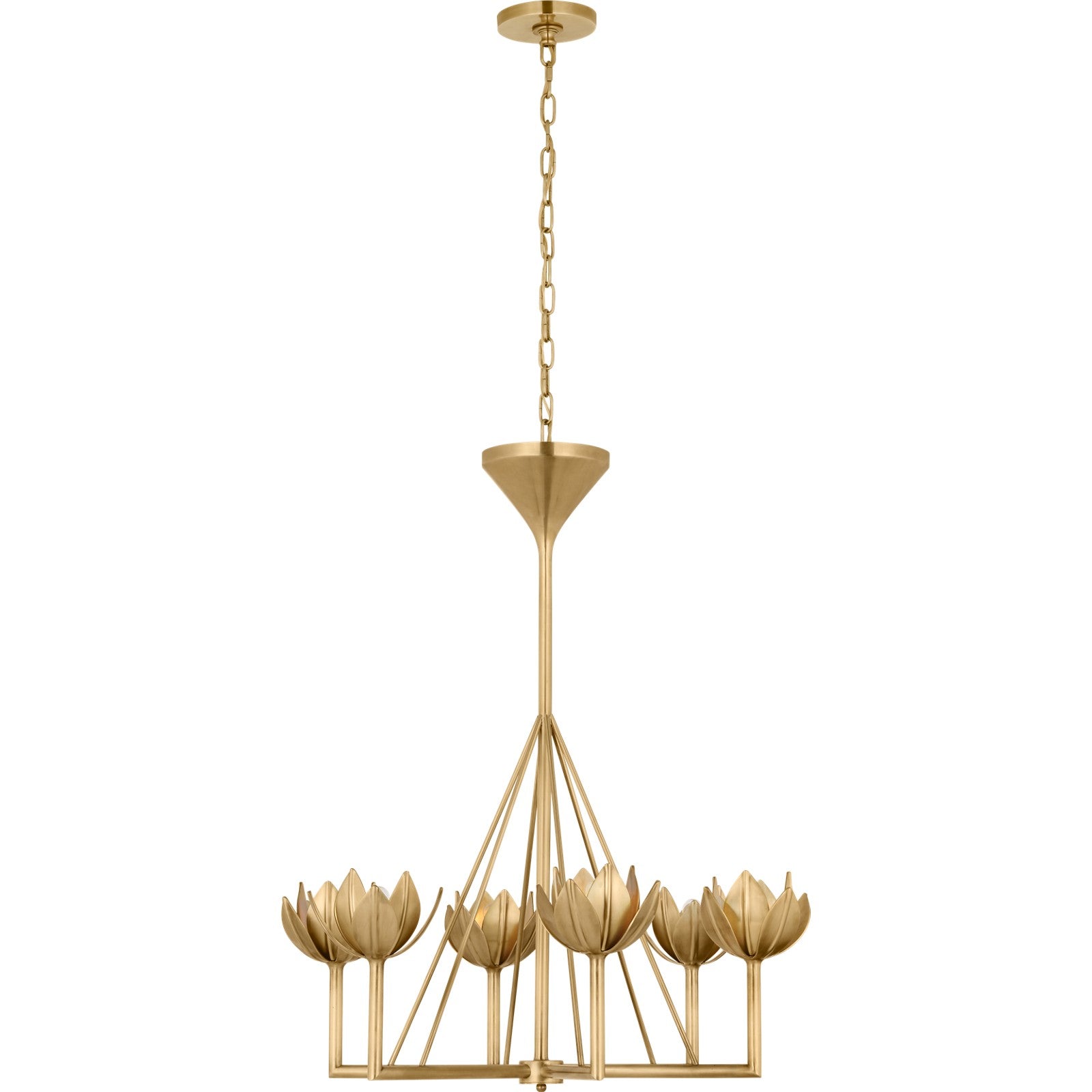 Alberto Small Single Tier Chandelier - Visual Comfort Ceiling Lights