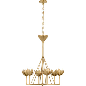 Alberto Small Single Tier Chandelier - Visual Comfort Ceiling Lights