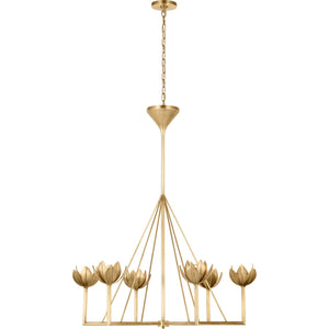 Alberto Large Single Tier Chandelier - Visual Comfort Ceiling Lights