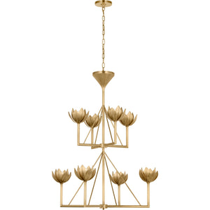 Alberto Medium Two Tier Chandelier - Visual Comfort Ceiling Lights