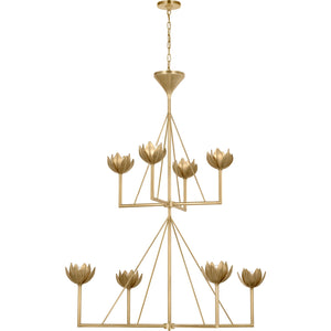 Alberto Large Two Tier Chandelier - Visual Comfort Ceiling Lights