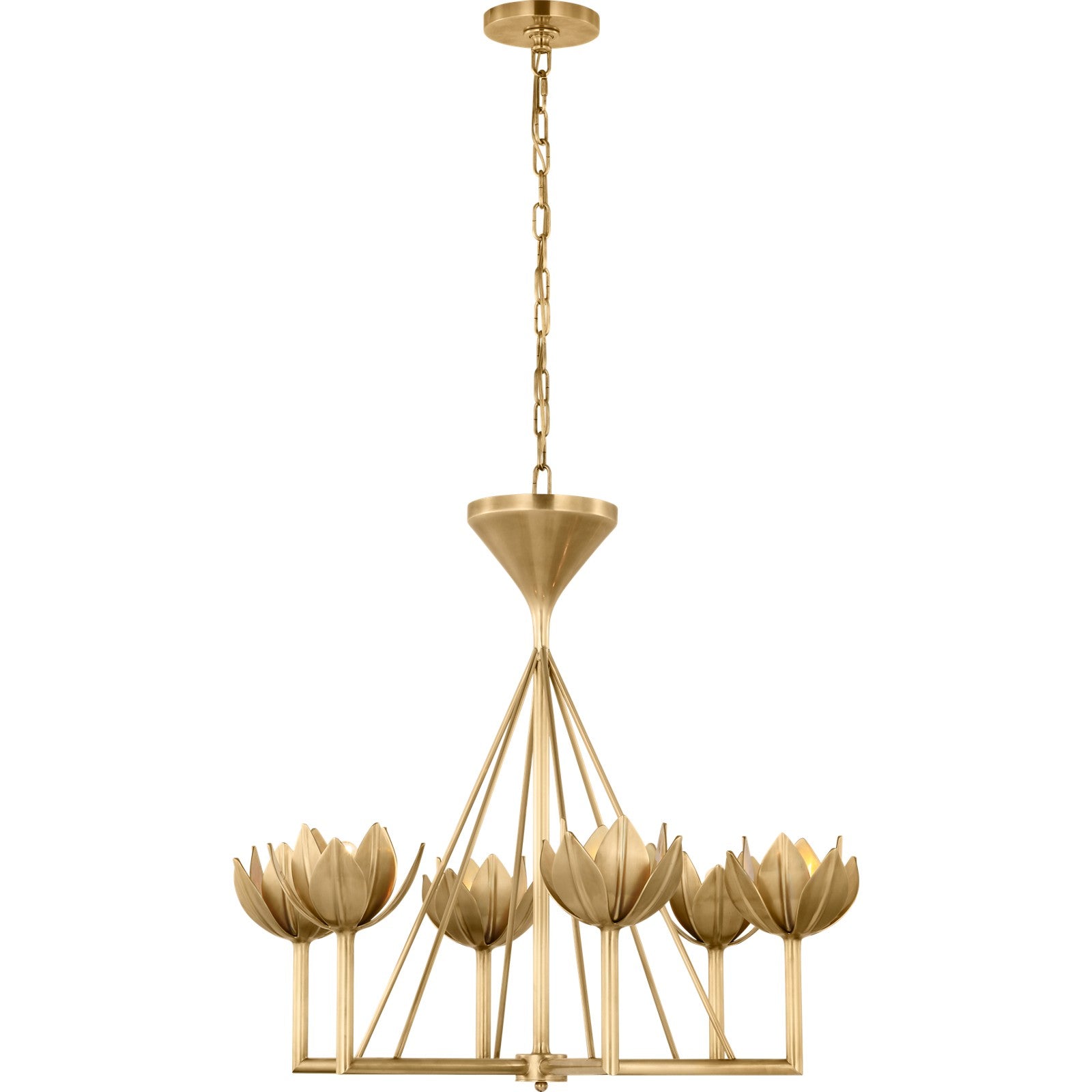 Alberto Small Low Ceiling Chandelier - Visual Comfort Ceiling Lights