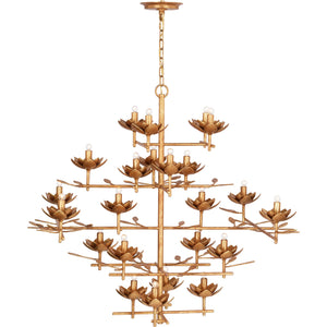 Clementine 48" Tiered Entry Chandelier - Visual Comfort Ceiling Lights