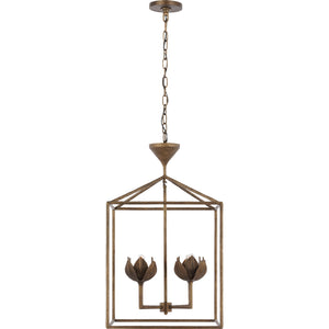 Alberto Medium Open Cage Lantern - Visual Comfort Ceiling Lights
