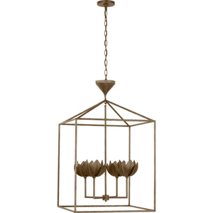 Alberto Large Open Cage Lantern - Visual Comfort Ceiling Lights