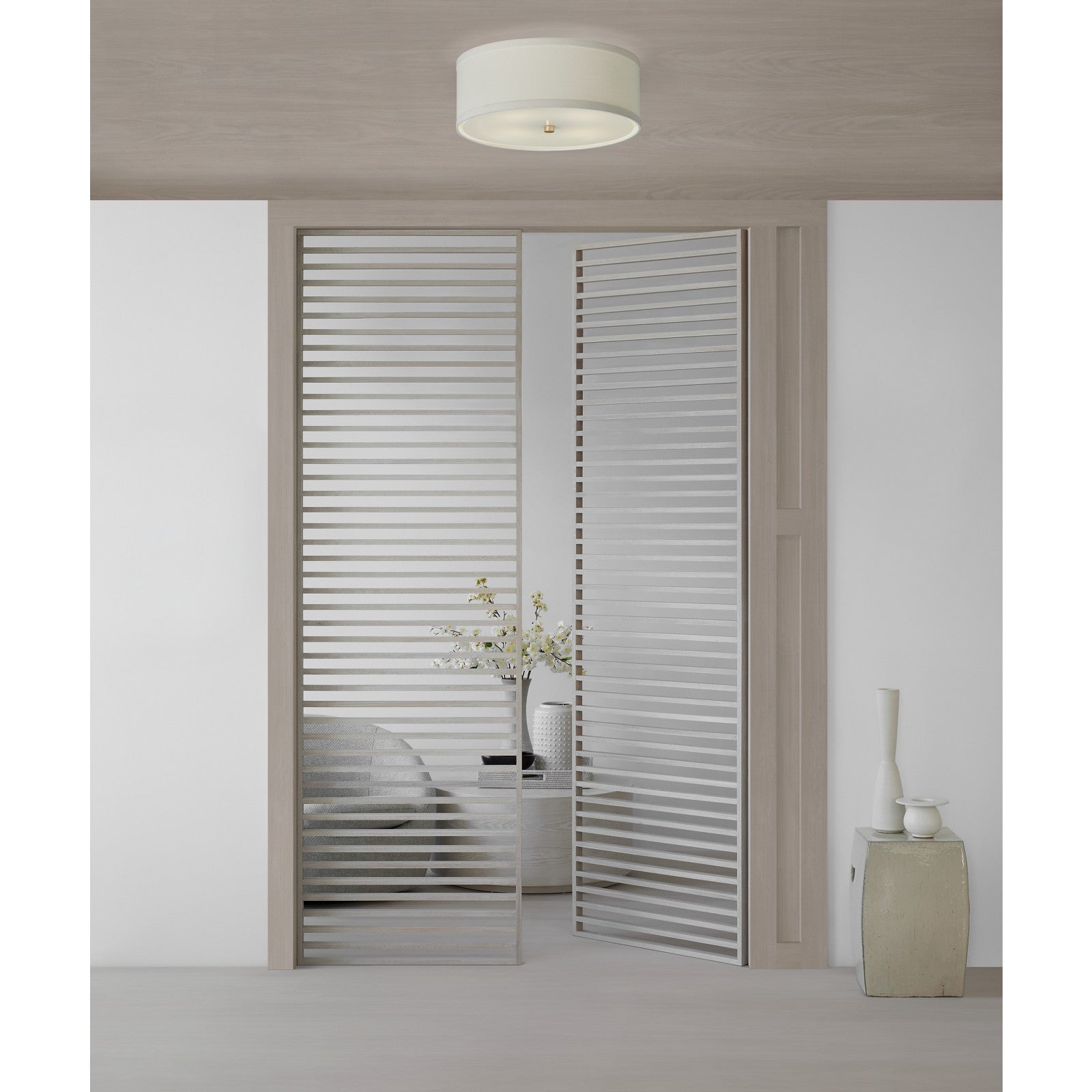 Walker Medium Flush Mount - Visual Comfort Ceiling Lights