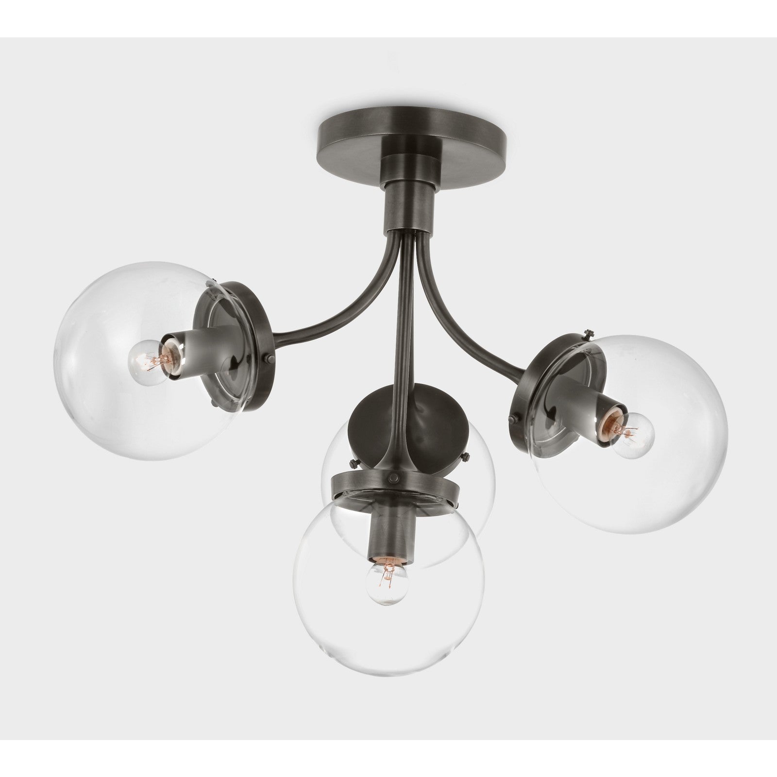 Prescott Medium Semi-Flush Mount - Visual Comfort Ceiling Lights