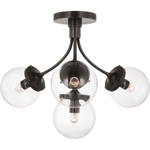 Prescott Medium Semi-Flush Mount - Visual Comfort Ceiling Lights