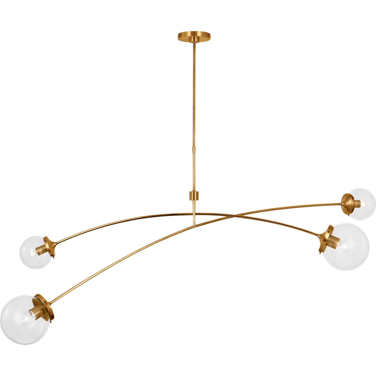 Prescott 62" Linear Chandelier - Visual Comfort Ceiling Lights