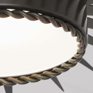 Soleil Small Semi-Flush - Visual Comfort Ceiling Lights