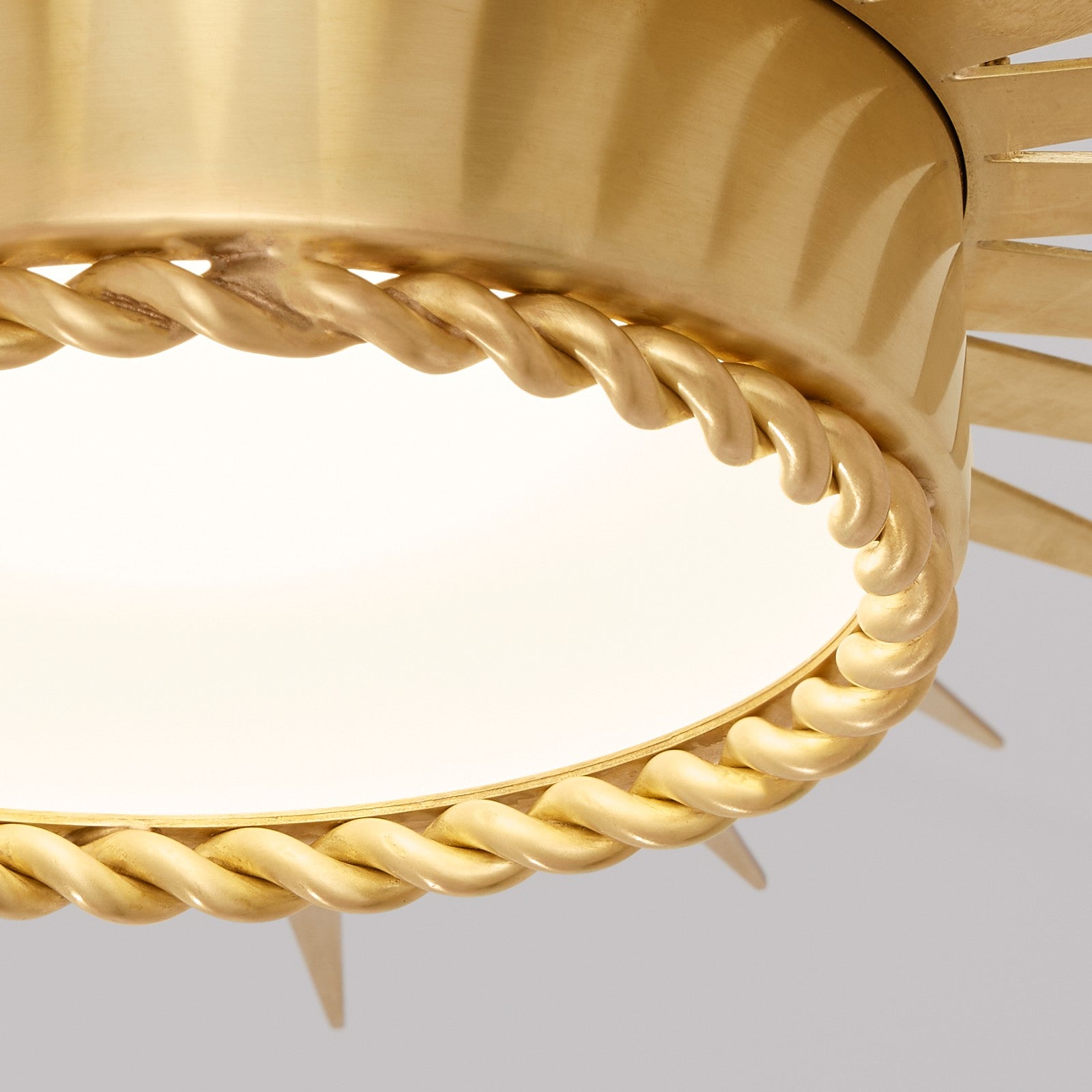Soleil Small Semi-Flush - Visual Comfort Ceiling Lights