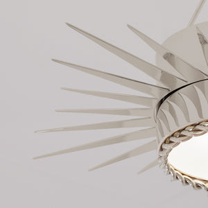 Soleil Small Semi-Flush - Visual Comfort Ceiling Lights