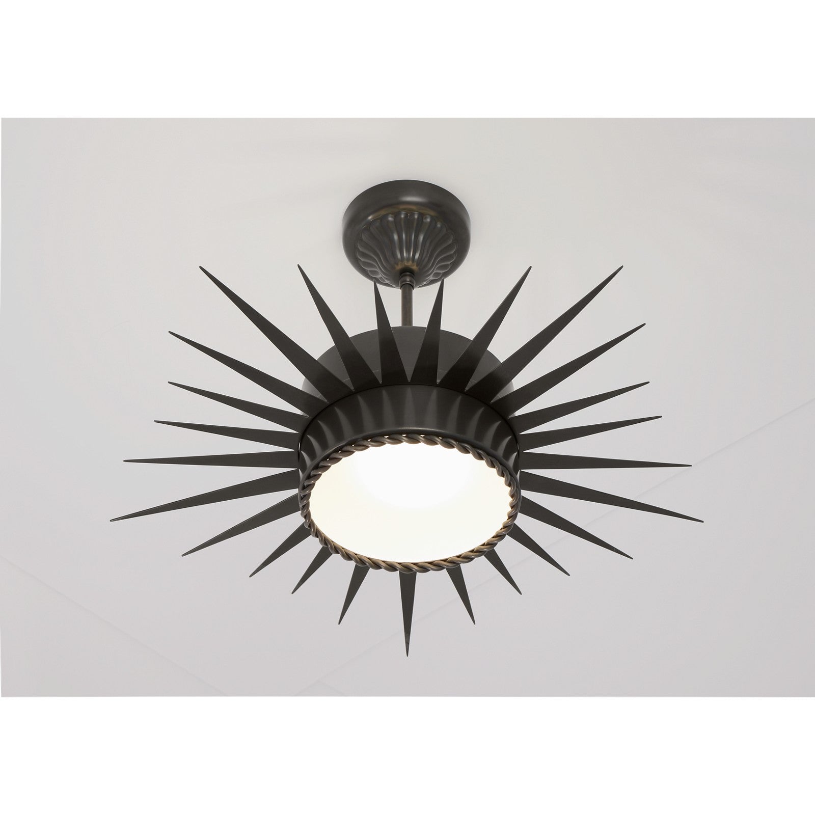 Soleil Medium Semi-Flush - Visual Comfort Ceiling Lights