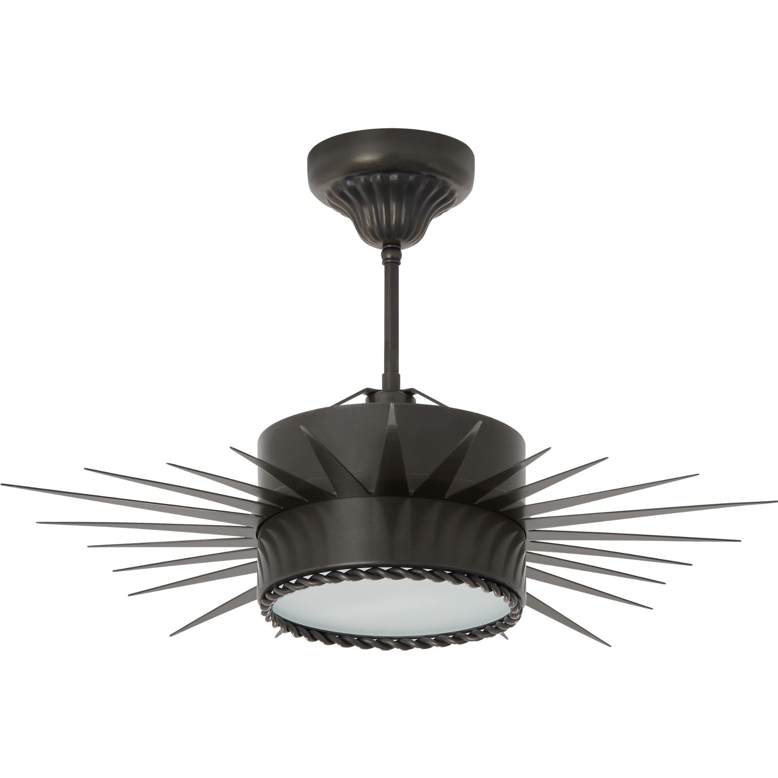 Soleil Medium Semi-Flush - Visual Comfort Ceiling Lights
