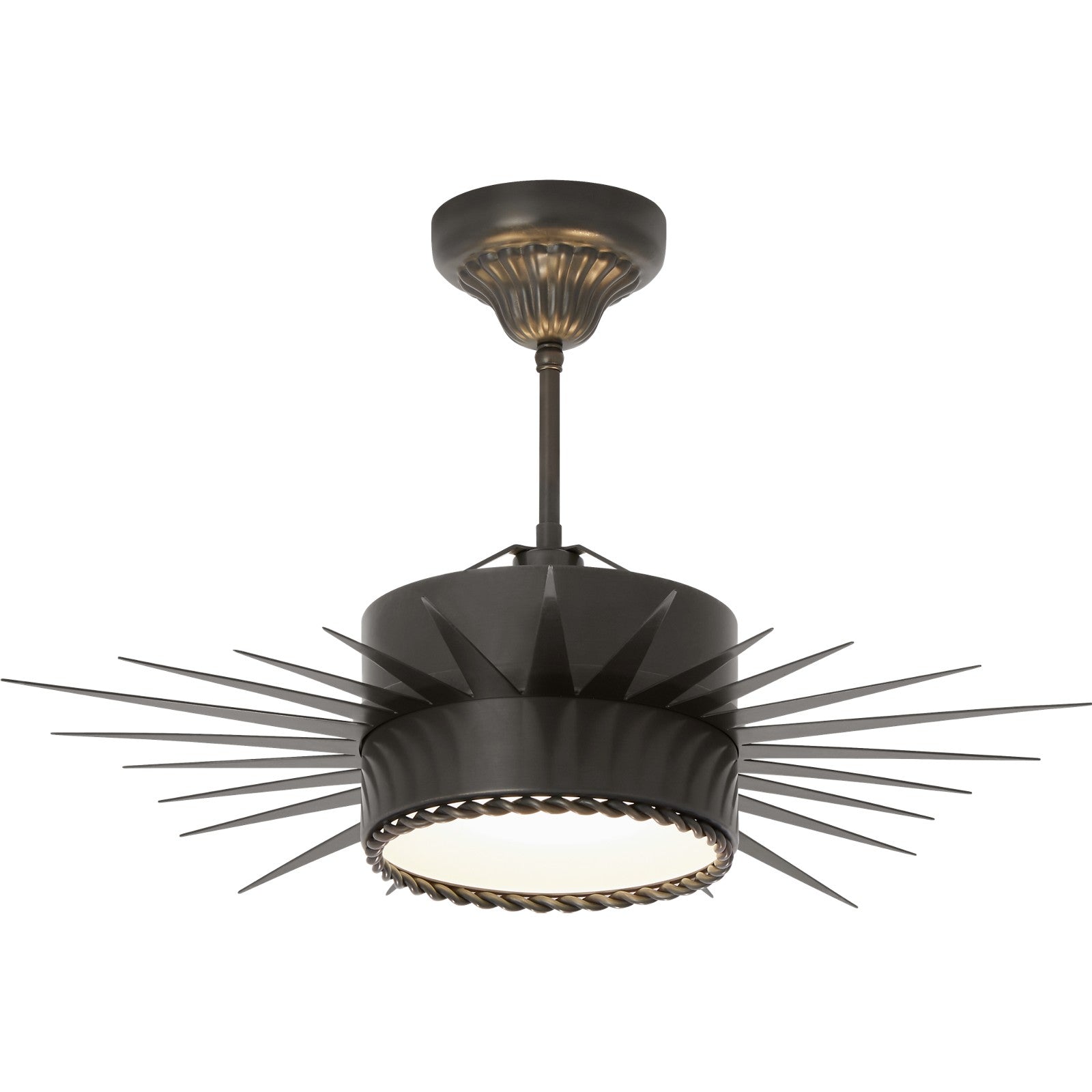 Soleil Medium Semi-Flush - Visual Comfort Ceiling Lights