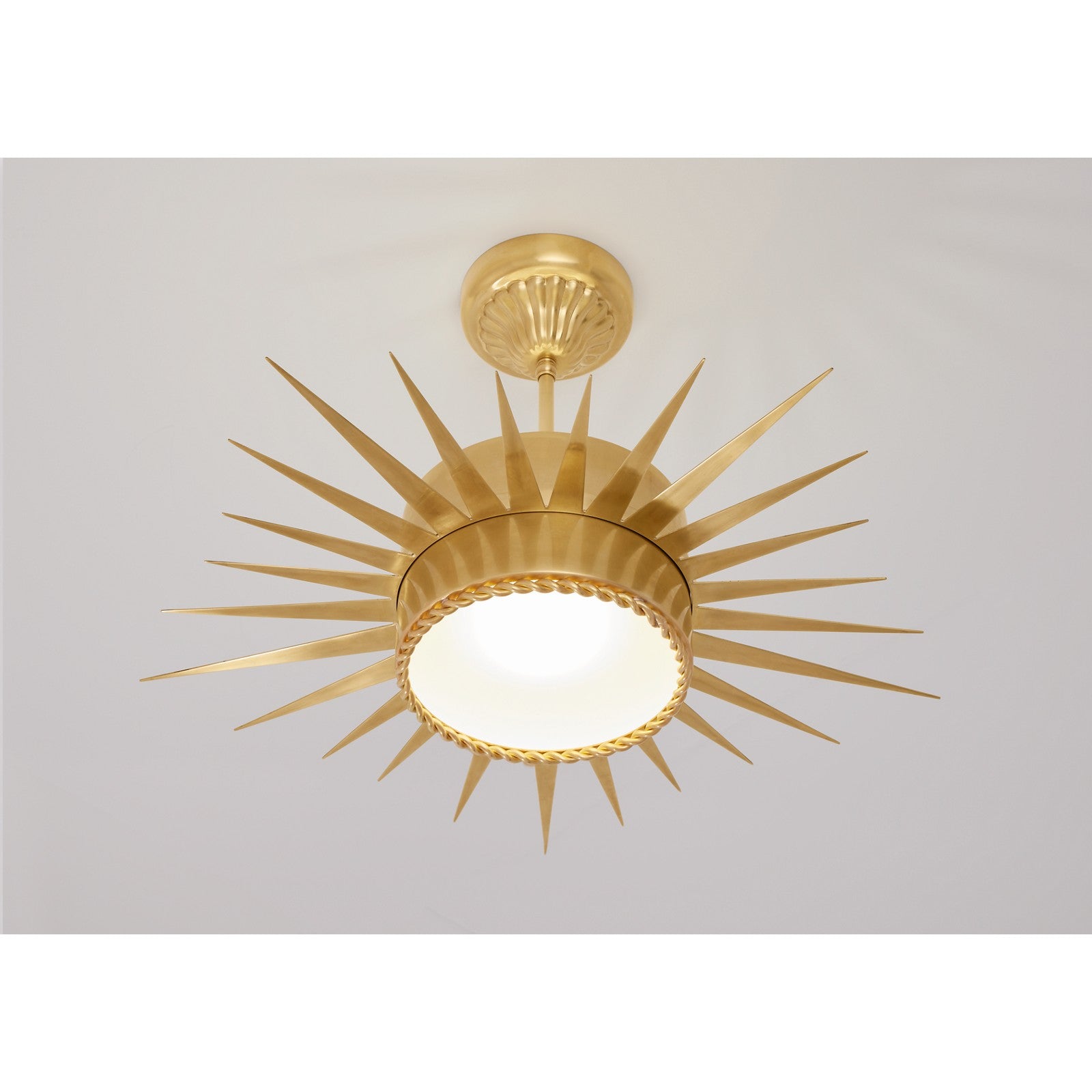 Soleil Medium Semi-Flush - Visual Comfort Ceiling Lights