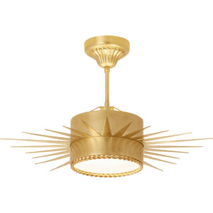 Soleil Medium Semi-Flush - Visual Comfort Ceiling Lights