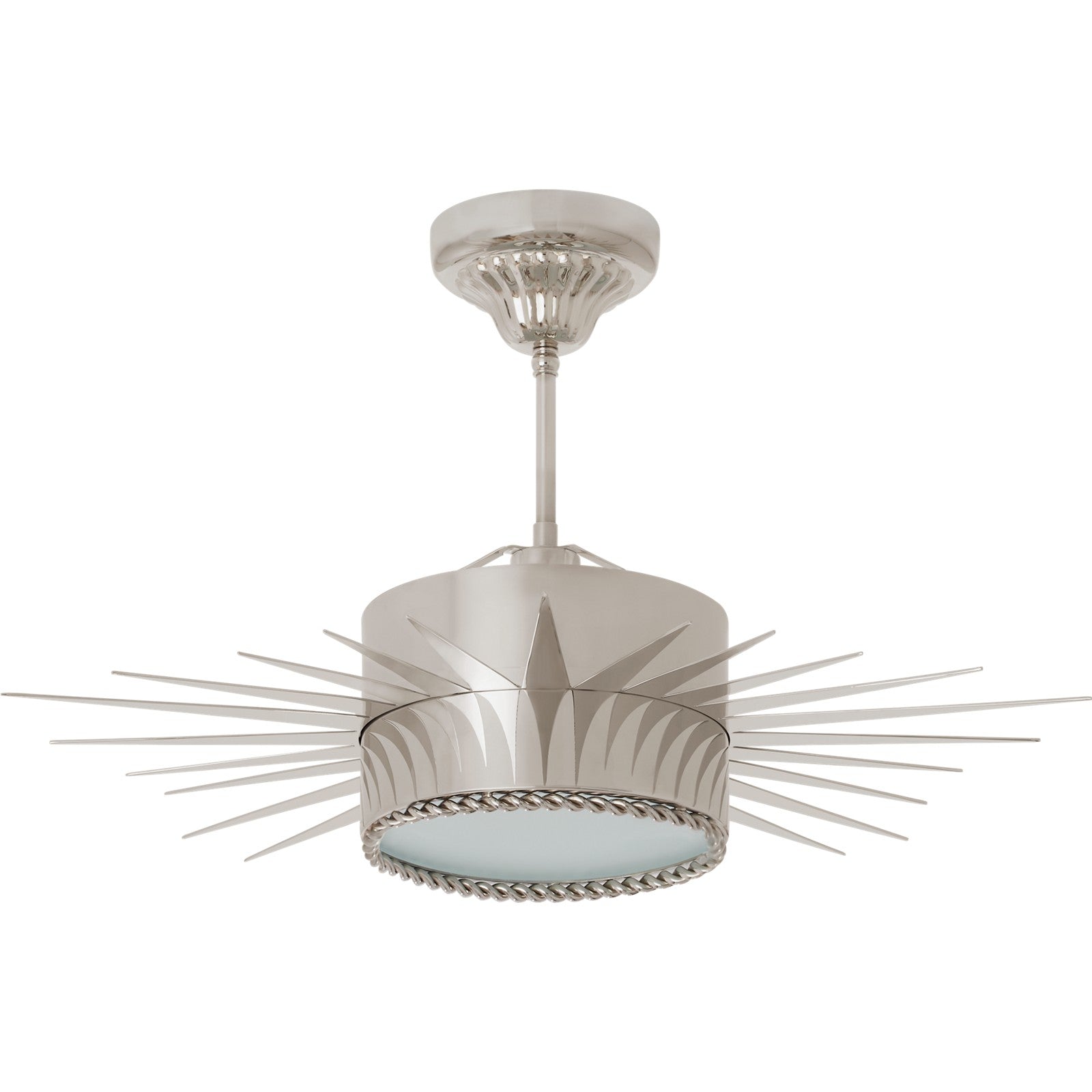 Soleil Medium Semi-Flush - Visual Comfort Ceiling Lights